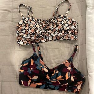 Set of two bikini tops from Target